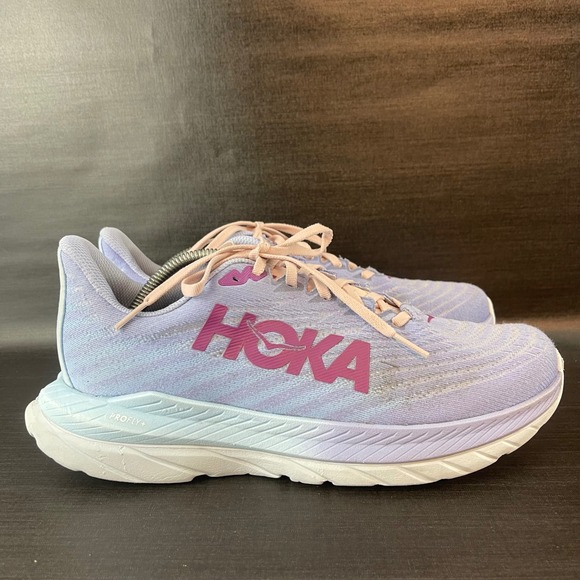 Hoka One One Shoes - Hoka One Mach 5 Womens Size 9 Purple Athletic Comfort Training Running Shoes